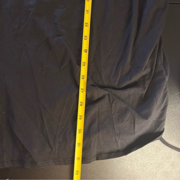 Lululemon Cinch It Dress Black Cotton Stretch Women's Sz 6 Casual Bodycon Cotton - Picture 6 of 6